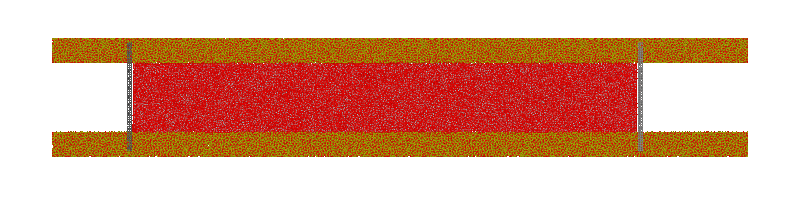 Pressure-driven flow in silica nanochannels